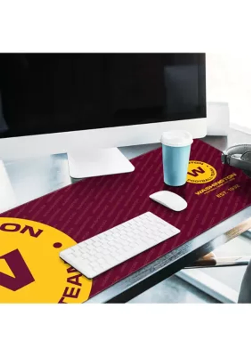 YouTheFan NFL Washington Commanders Logo Series Desk Pad
