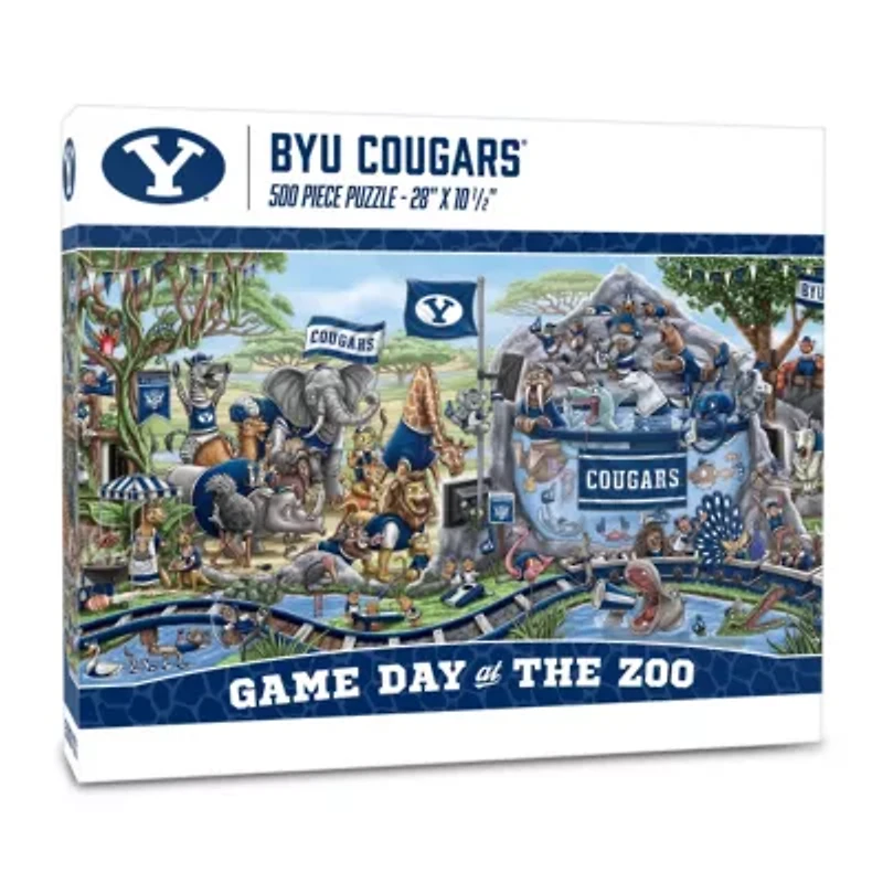 YouTheFan NCAA BYU Cougars Game Day At The Zoo 500pc Puzzle