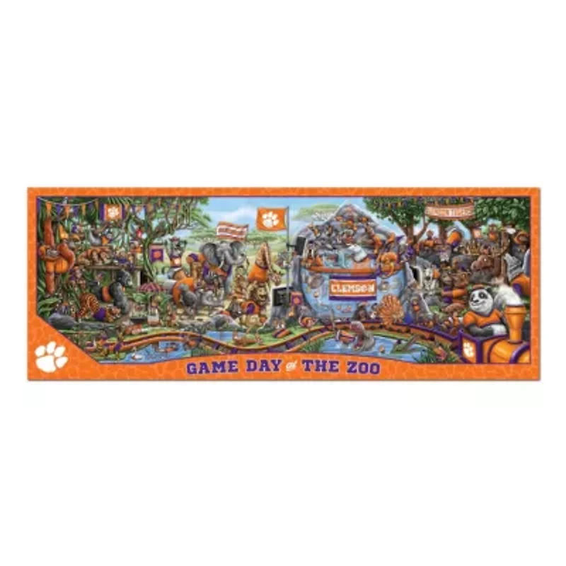 YouTheFan NCAA Clemson Tigers Game Day At The Zoo 500pc Puzzle