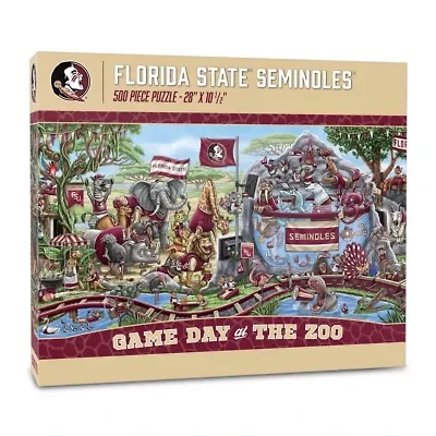 YouTheFan NCAA Florida State Seminoles Game Day At The Zoo 500pc Puzzle