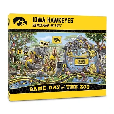 YouTheFan NCAA Iowa Hawkeyes Game Day At The Zoo 500pc Puzzle