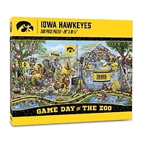 YouTheFan NCAA Iowa Hawkeyes Game Day At The Zoo 500pc Puzzle