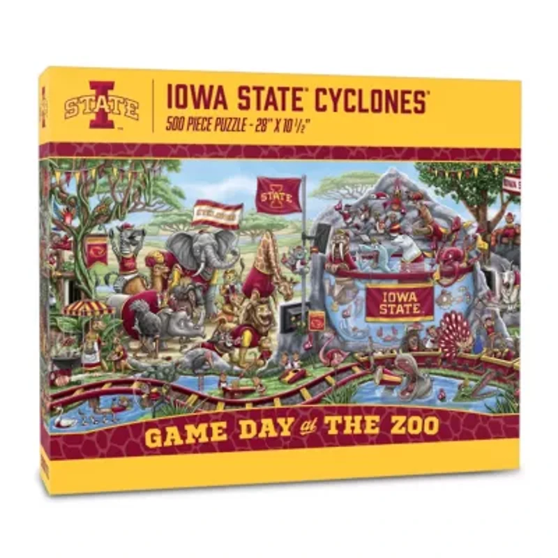 YouTheFan NCAA Iowa State Cyclones Game Day At The Zoo 500pc Puzzle