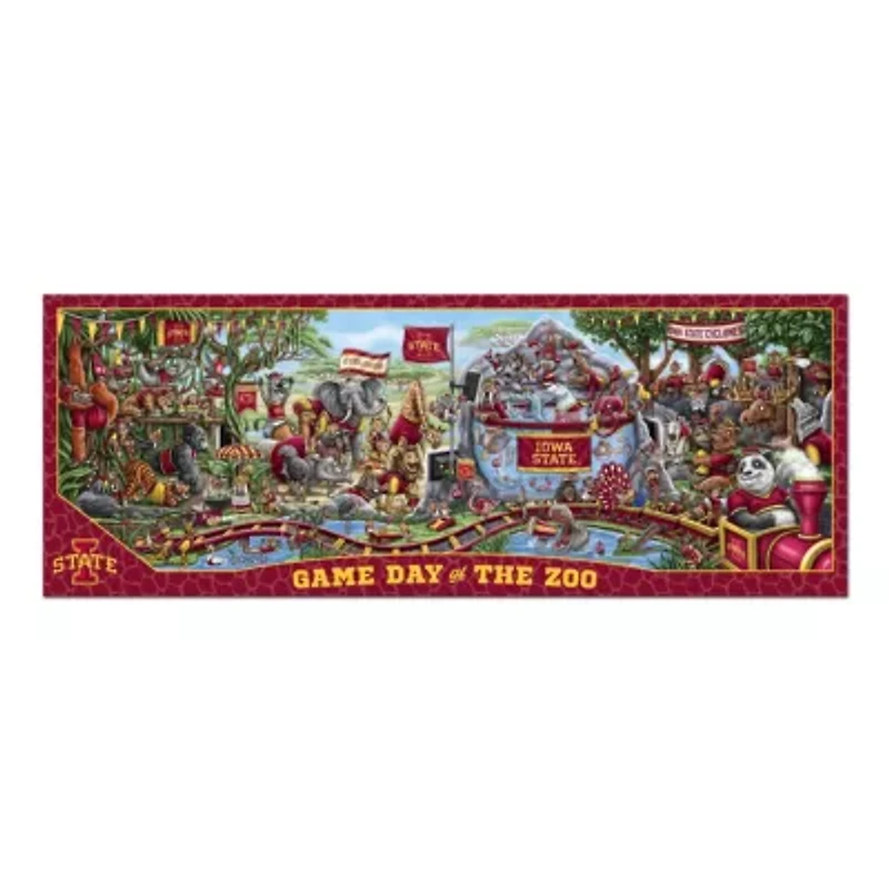 YouTheFan NCAA Iowa State Cyclones Game Day At The Zoo 500pc Puzzle