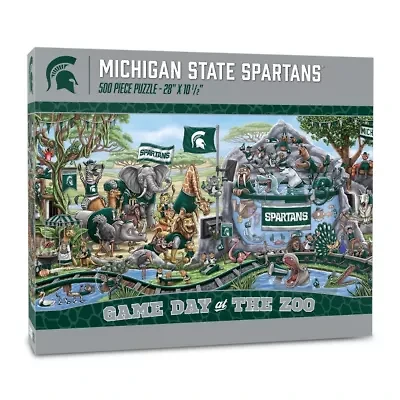 YouTheFan NCAA Michigan State Spartans Game Day At The Zoo 500pc Puzzle