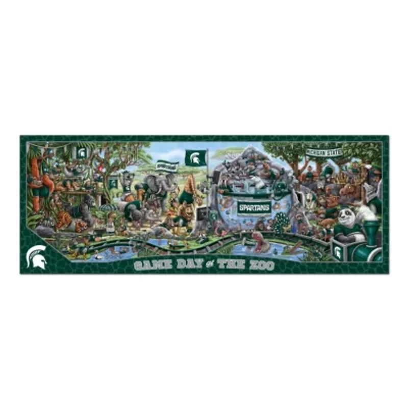 YouTheFan NCAA Michigan State Spartans Game Day At The Zoo 500pc Puzzle