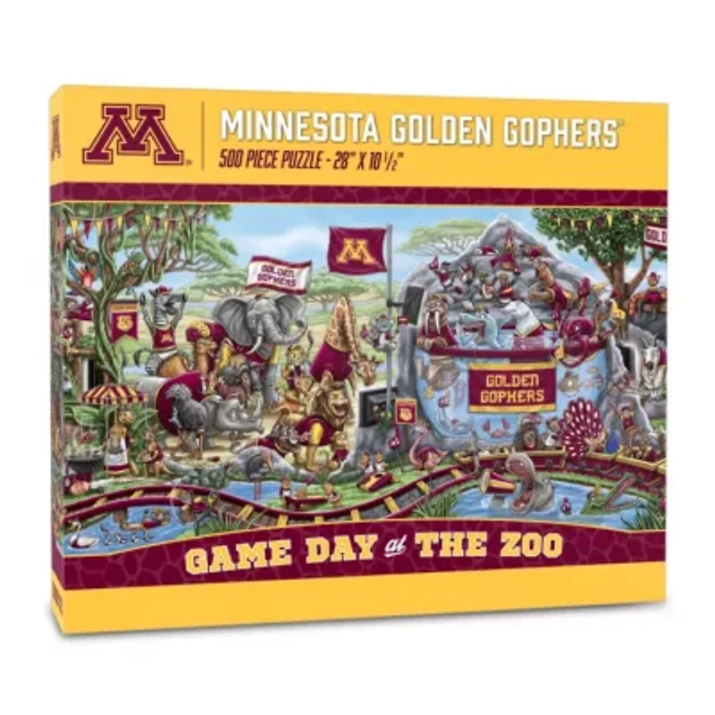 YouTheFan NCAA Minnesota Golden Gophers Game Day At The Zoo 500pc Puzzle