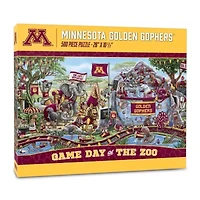 YouTheFan NCAA Minnesota Golden Gophers Game Day At The Zoo 500pc Puzzle
