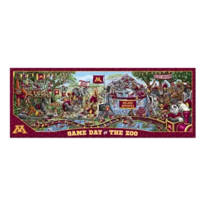 YouTheFan NCAA Minnesota Golden Gophers Game Day At The Zoo 500pc Puzzle