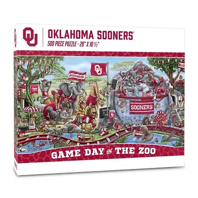 YouTheFan NCAA Oklahoma Sooners Game Day At The Zoo 500pc Puzzle