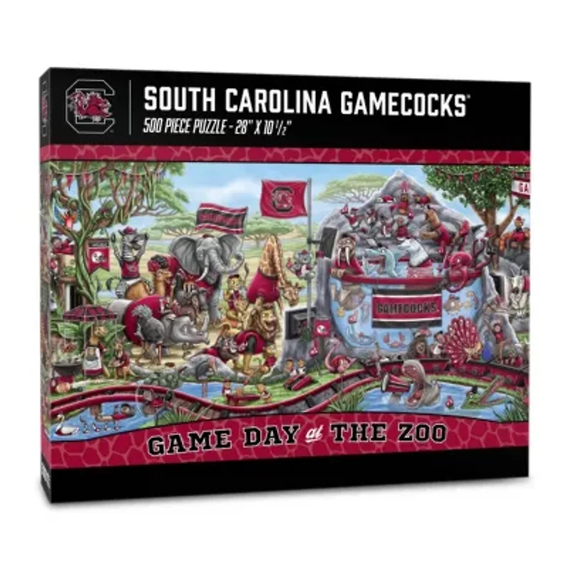 YouTheFan NCAA South Carolina Gamecocks Game Day At The Zoo 500pc Puzzle