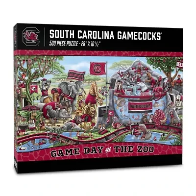YouTheFan NCAA South Carolina Gamecocks Game Day At The Zoo 500pc Puzzle
