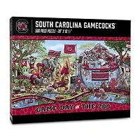 YouTheFan NCAA South Carolina Gamecocks Game Day At The Zoo 500pc Puzzle