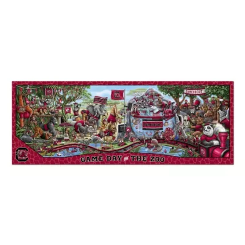YouTheFan NCAA South Carolina Gamecocks Game Day At The Zoo 500pc Puzzle