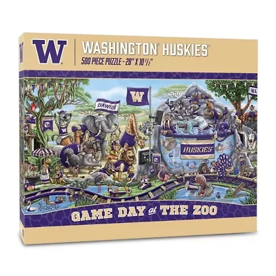 YouTheFan NCAA Washington Huskies Game Day At The Zoo 500pc Puzzle