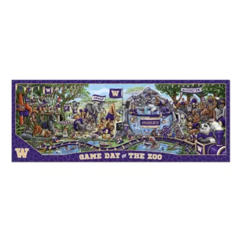 YouTheFan NCAA Washington Huskies Game Day At The Zoo 500pc Puzzle