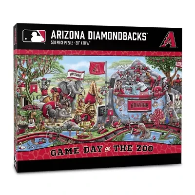 YouTheFan MLB Arizona Diamondbacks Game Day At The Zoo 500pc Puzzle
