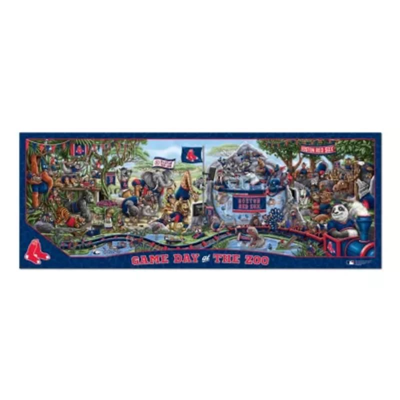 YouTheFan MLB Boston Red Sox Game Day At The Zoo 500pc Puzzle