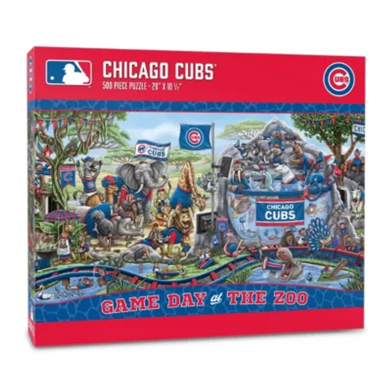 YouTheFan MLB Chicago Cubs Game Day At The Zoo 500pc Puzzle