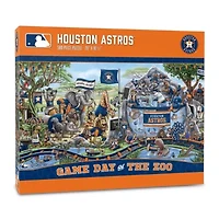 YouTheFan MLB Houston Astros Game Day At The Zoo 500pc Puzzle