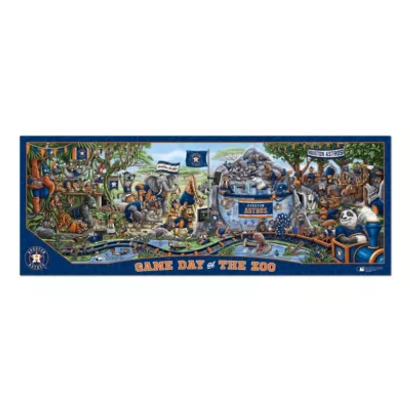 YouTheFan MLB Houston Astros Game Day At The Zoo 500pc Puzzle