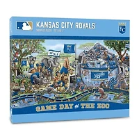 YouTheFan MLB Kansas City Royals Game Day At The Zoo 500pc Puzzle