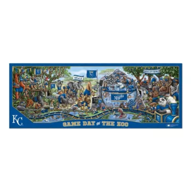 YouTheFan MLB Kansas City Royals Game Day At The Zoo 500pc Puzzle