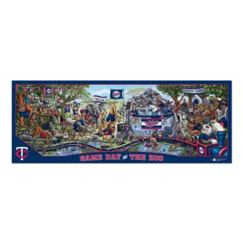 YouTheFan MLB Minnesota Twins Game Day At The Zoo 500pc Puzzle