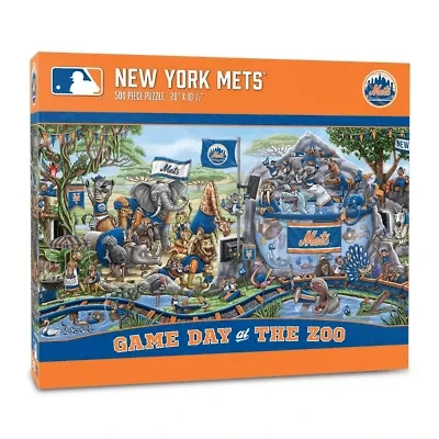 YouTheFan MLB New York Mets Game Day At The Zoo 500pc Puzzle