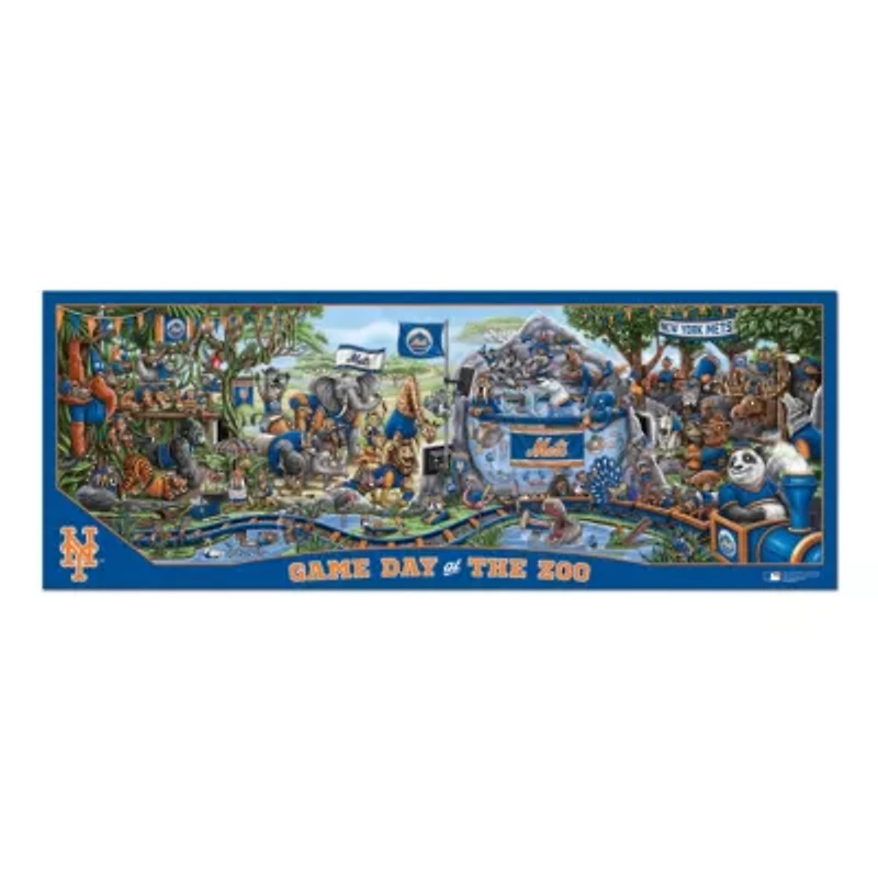 YouTheFan MLB New York Mets Game Day At The Zoo 500pc Puzzle