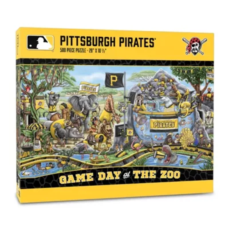 YouTheFan MLB Pittsburgh Pirates Game Day At The Zoo 500pc Puzzle