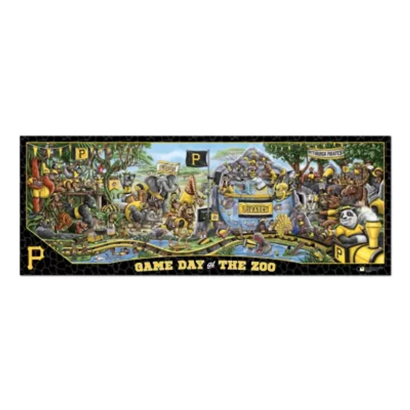YouTheFan MLB Pittsburgh Pirates Game Day At The Zoo 500pc Puzzle