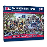 YouTheFan MLB Washington Nationals Game Day At The Zoo 500pc Puzzle
