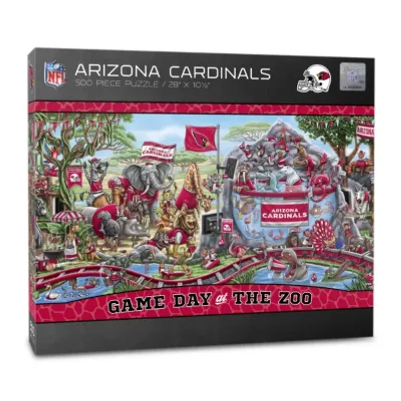 YouTheFan NFL Arizona Cardinals Game Day At The Zoo 500pc Puzzle