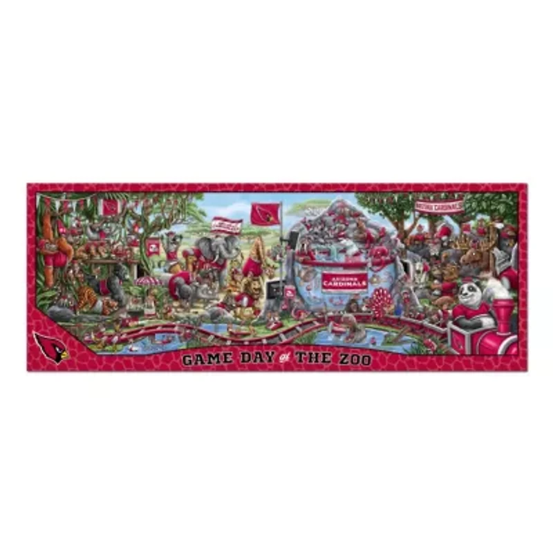 YouTheFan NFL Arizona Cardinals Game Day At The Zoo 500pc Puzzle