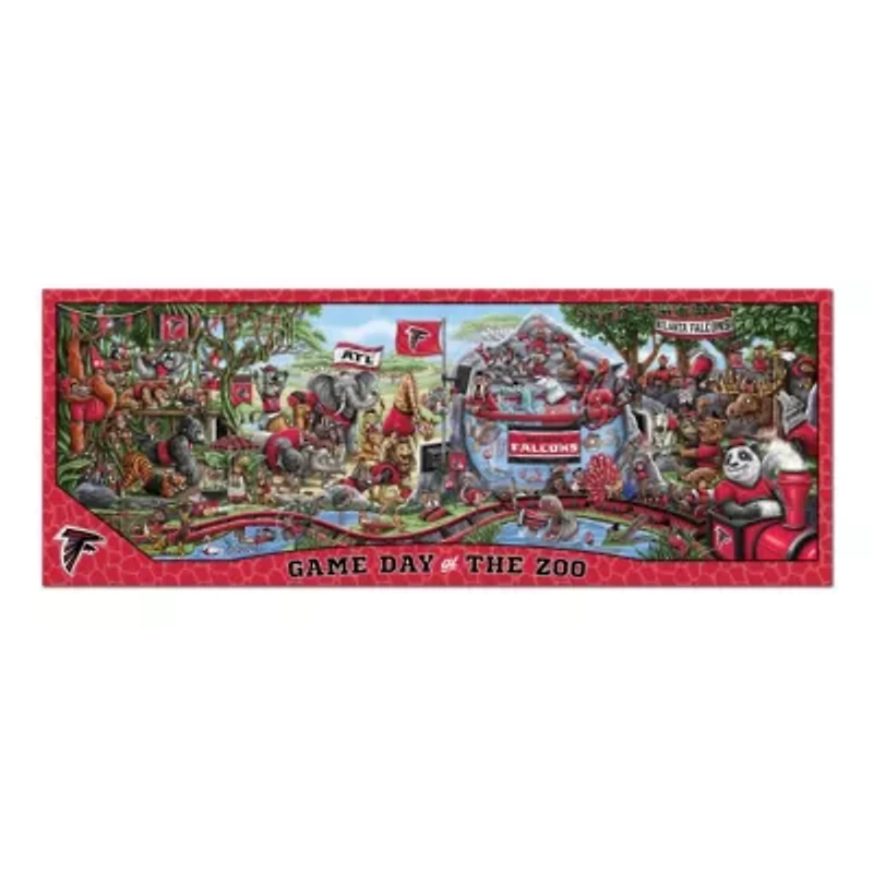 YouTheFan NFL Atlanta Falcons Game Day At The Zoo 500pc Puzzle