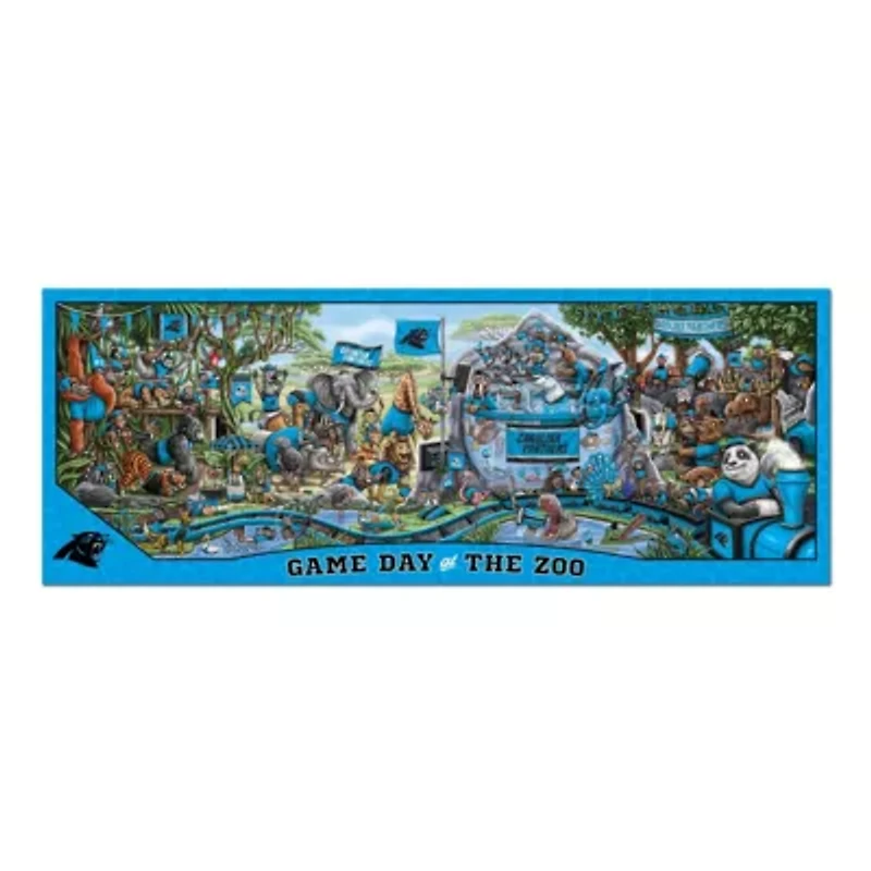 YouTheFan NFL Carolina Panthers Game Day At The Zoo 500pc Puzzle