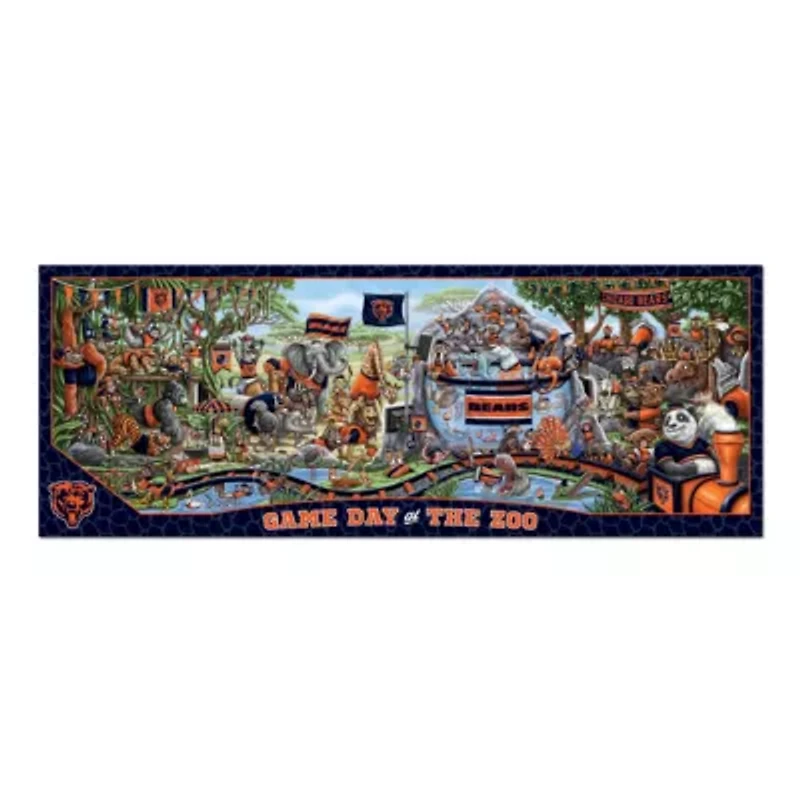 YouTheFan NFL Chicago Bears Game Day At The Zoo 500pc Puzzle