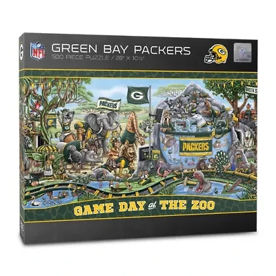 YouTheFan NFL Green Bay Packers Game Day At The Zoo 500pc Puzzle