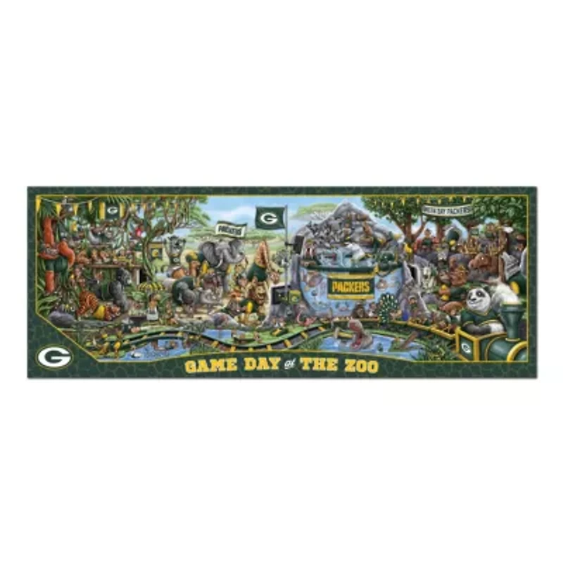 YouTheFan NFL Green Bay Packers Game Day At The Zoo 500pc Puzzle