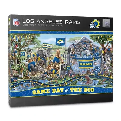 YouTheFan NFL Los Angeles Rams Game Day At The Zoo 500pc Puzzle