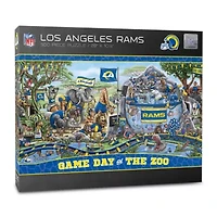 YouTheFan NFL Los Angeles Rams Game Day At The Zoo 500pc Puzzle