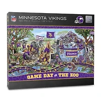 YouTheFan NFL Minnesota Vikings Game Day At The Zoo 500pc Puzzle
