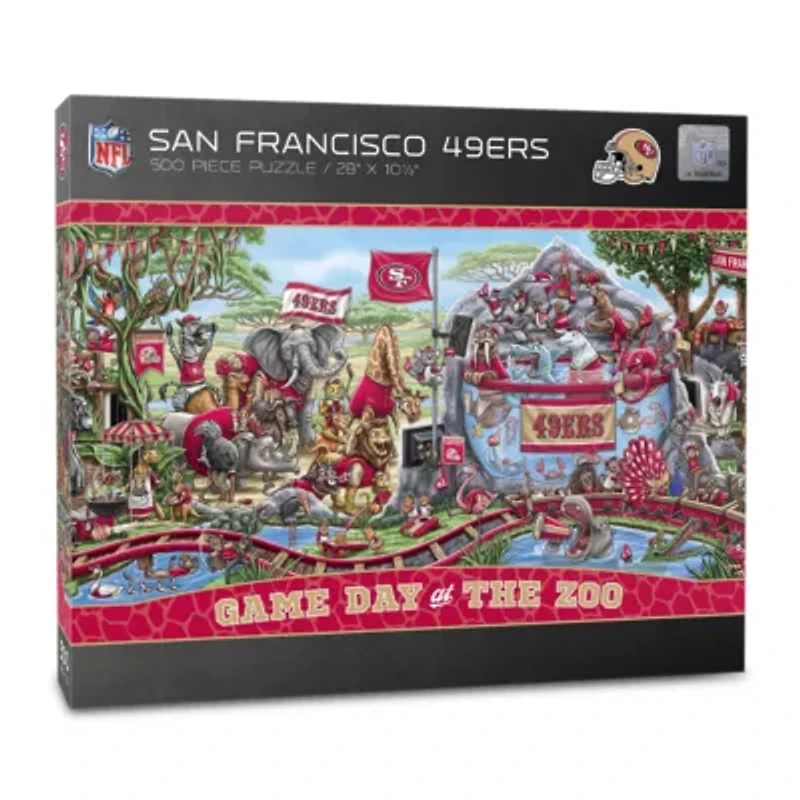 YouTheFan NFL San Francisco 49ers Game Day At The Zoo 500pc Puzzle