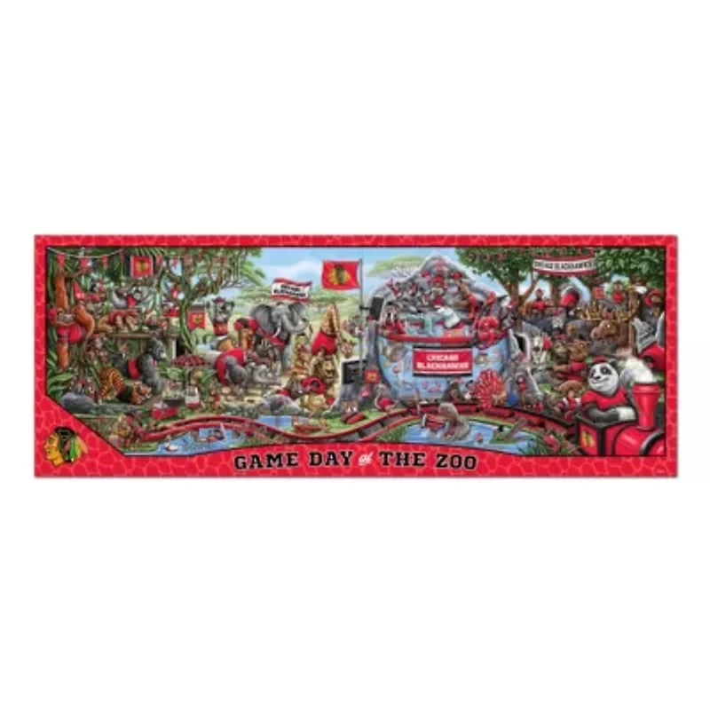 YouTheFan NHL Chicago Blackhawks Game Day At The Zoo 500pc Puzzle