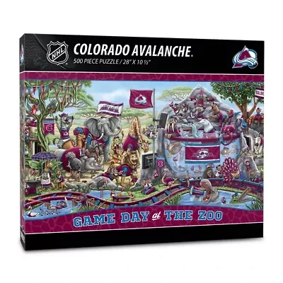 YouTheFan NHL Colorado Avalanche Game Day At The Zoo 500pc Puzzle