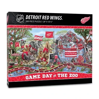 YouTheFan NHL Detroit Red Wings Game Day At The Zoo 500pc Puzzle