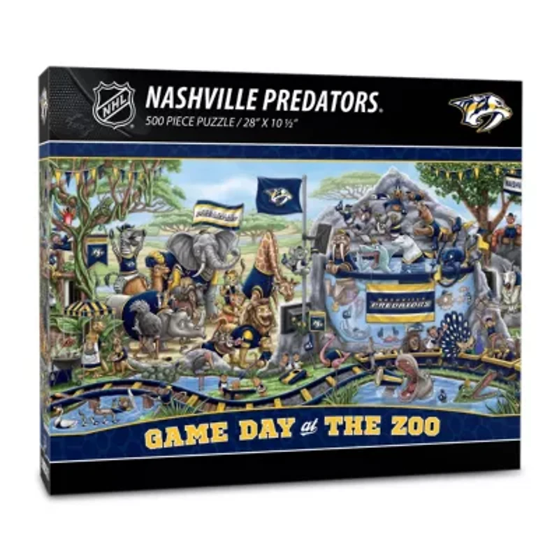 YouTheFan NHL Nashville Predators Game Day At The Zoo 500pc Puzzle