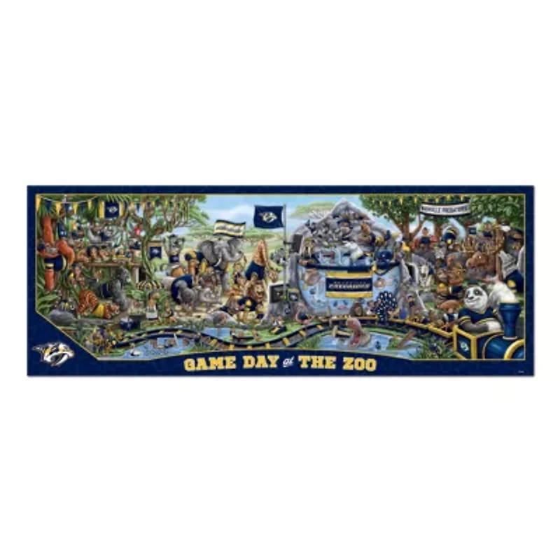 YouTheFan NHL Nashville Predators Game Day At The Zoo 500pc Puzzle