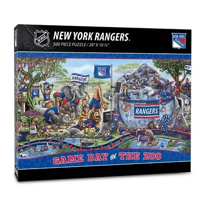YouTheFan NHL New York Rangers Game Day At The Zoo 500pc Puzzle